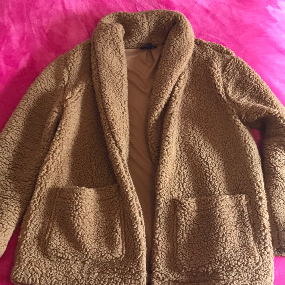 Lord & Taylor faux fur jacket size M